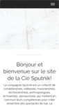 Mobile Screenshot of cie-sputnik.org